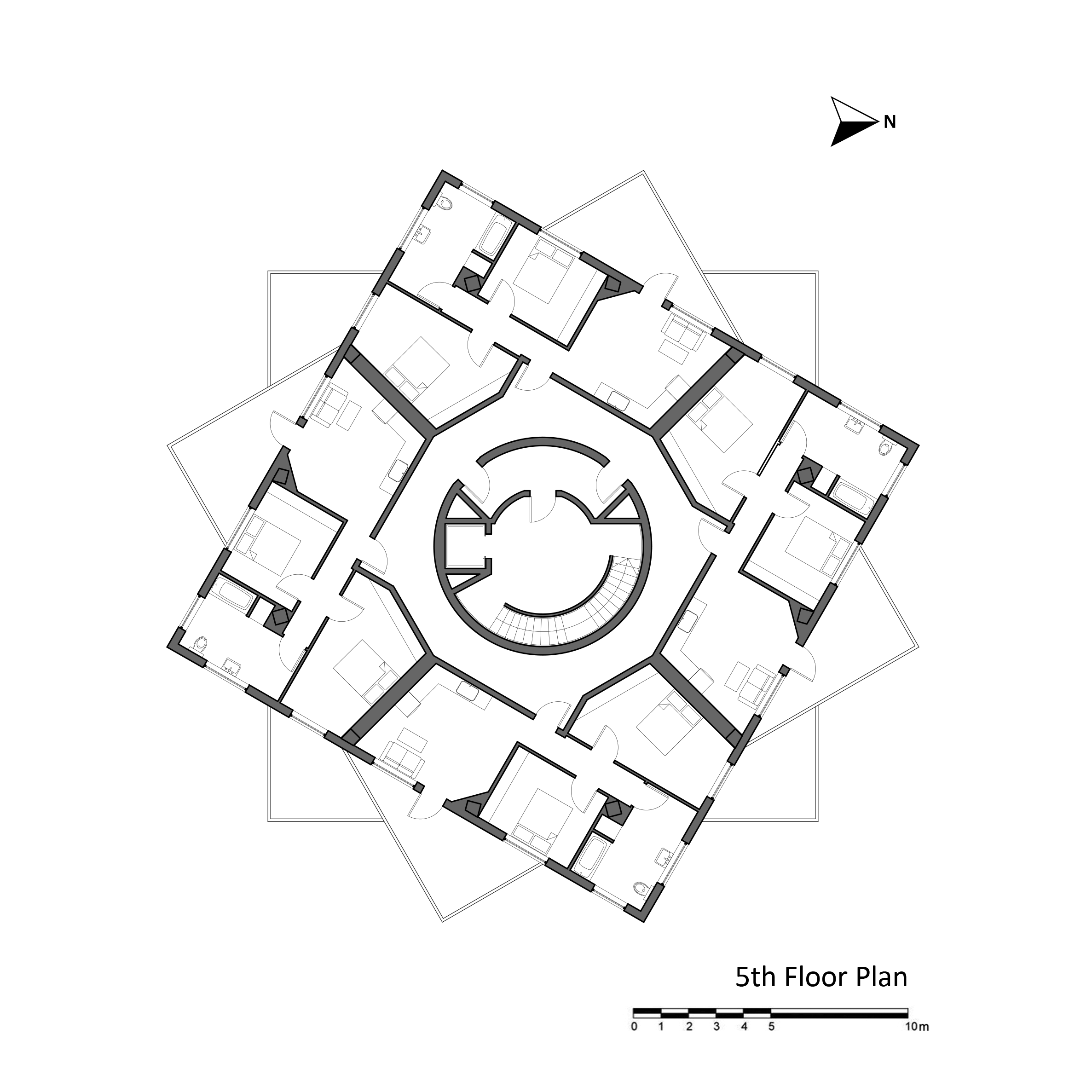 Co-Habitation 5th Floor Plan